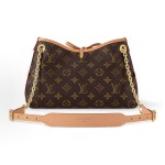LOUIS VUITTON Carryall BB print pattern Adjustable shoulder strap Single shoulder bag brown